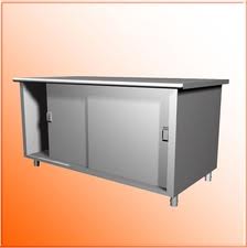 QUẦY INOX TRỮ ĐỒ