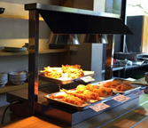 Kệ Inox giữ nóng đồ ăn