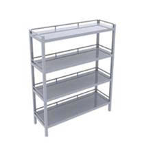 KỆ  PHẲNG 4 TẦNG INOX